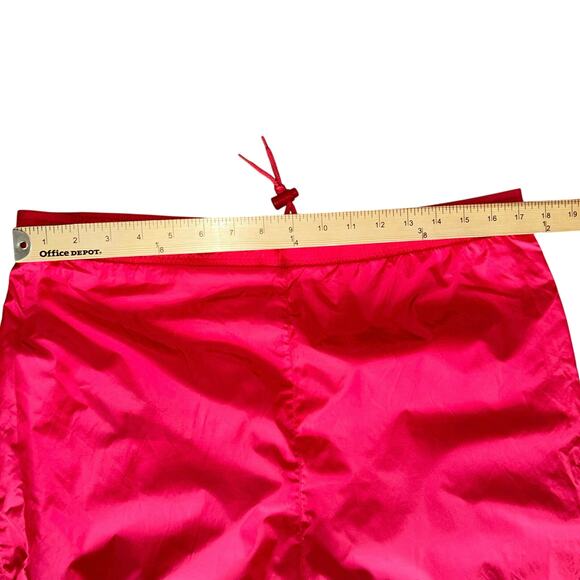 Vintage Medium Teton Woolrich Men's Pull-On High Performance Rain Pants Red - Picture 7 of 8